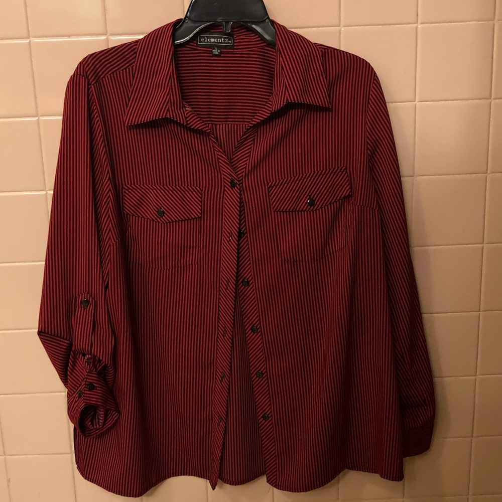 Elementz Long or a Quarter sleeve blouse